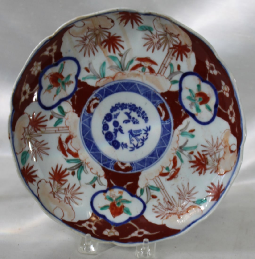 JAPANESE IMARI PORCELAIN PLATE, LATE 19TH-EARLY 20TH CENTURY (1 of 4)