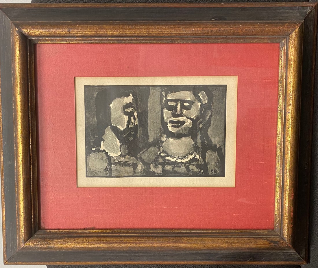 Wood Engraving after Georges Rouault - Signed in Plate "GR" (1 of 3)
