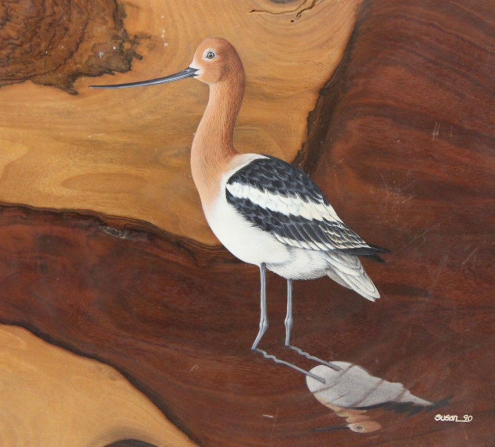 Live Edge Figured Walnut Wall Panel - 2