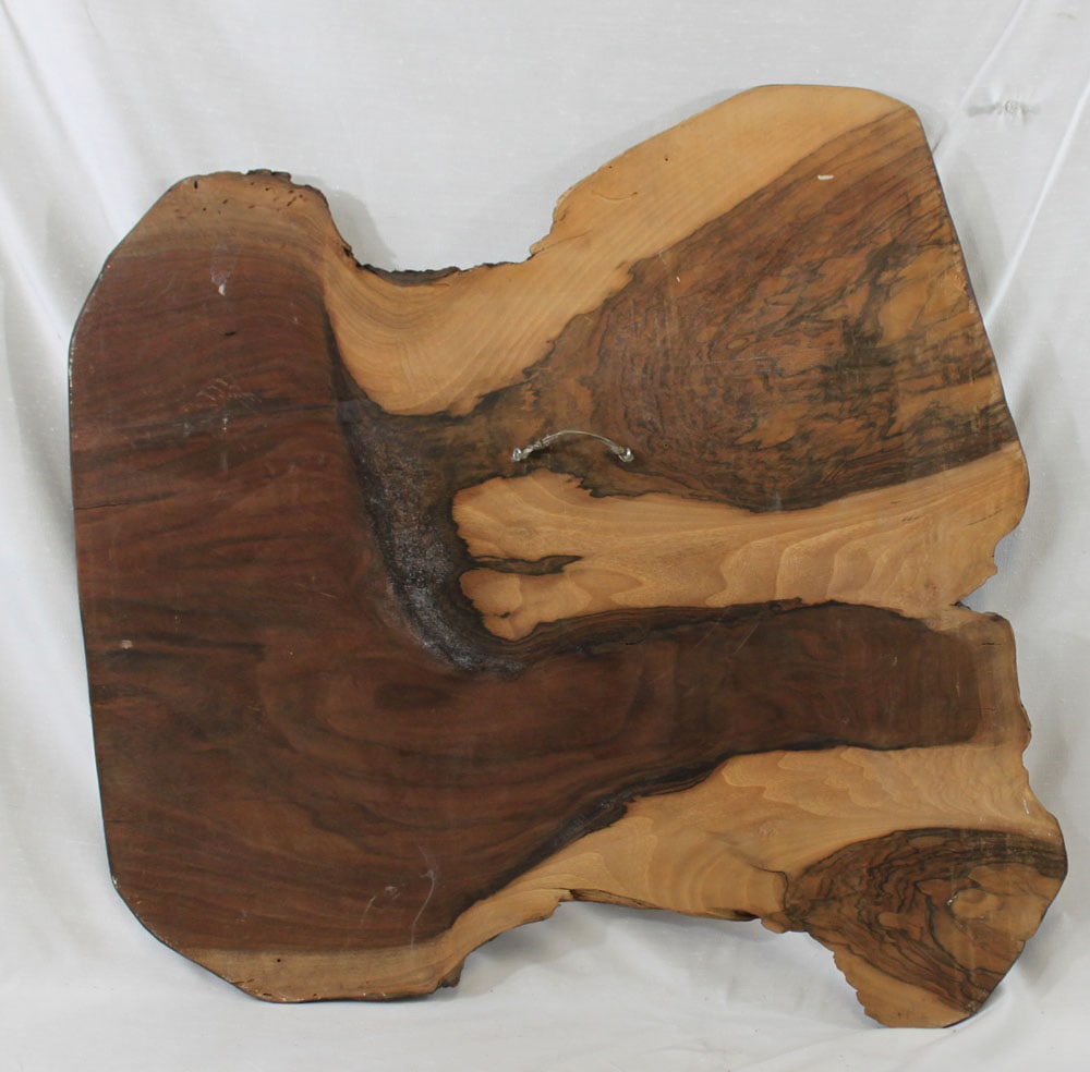 Live Edge Figured Walnut Wall Panel - 5