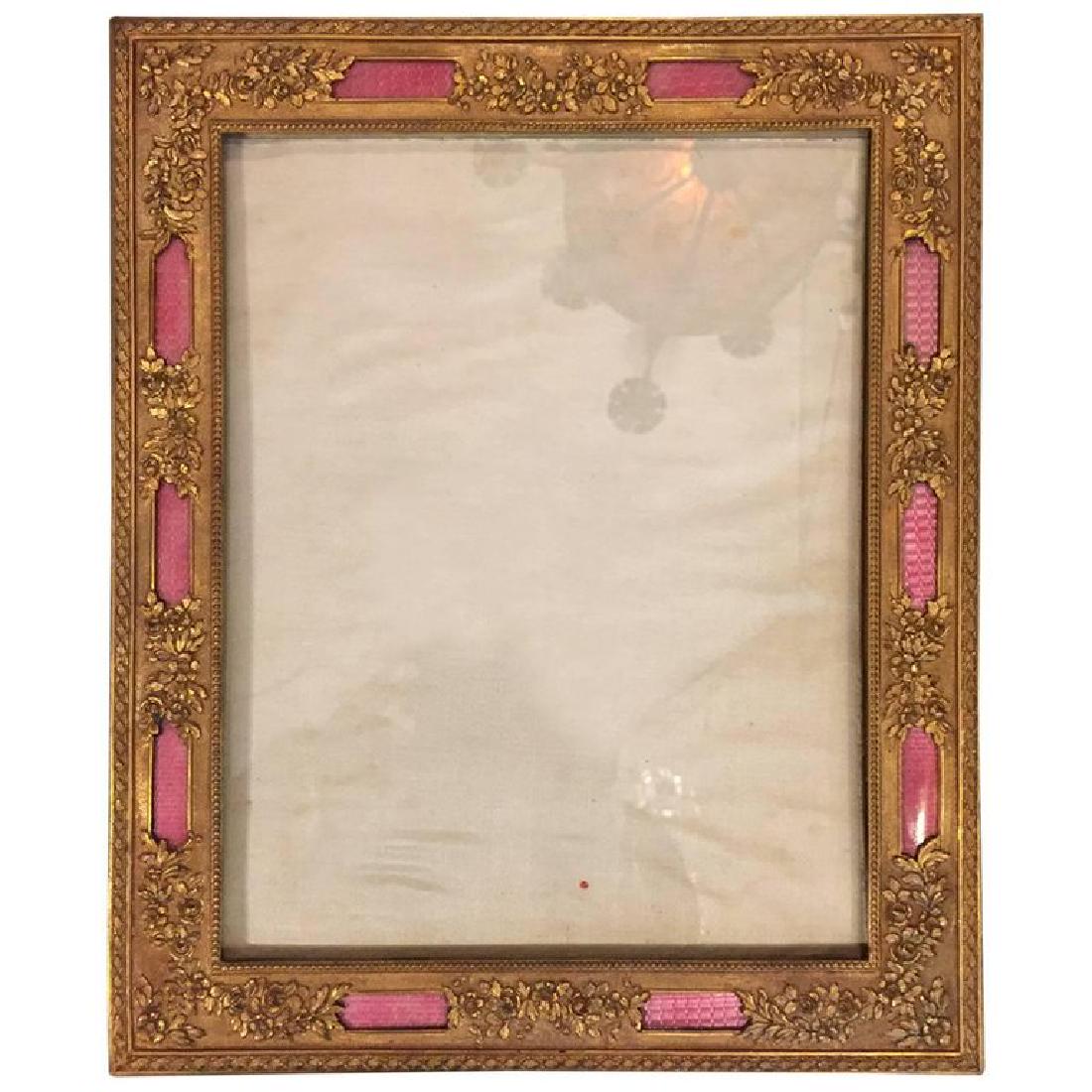 French Empire Style Gilt Bronze Desk Frame (1 of 4)