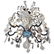Pair of Modern Rock Crystal Chandliers - 4