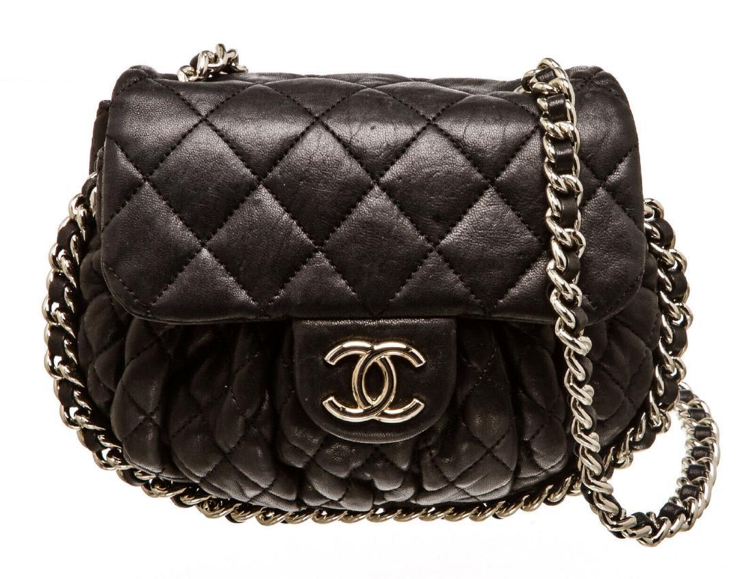 Chanel small flap messenger bag (1 of 12)