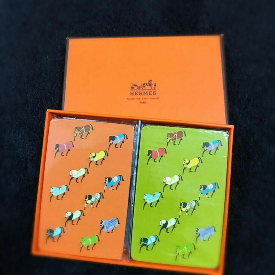 uth Hermes Horse Pattern Trump Playing Card Game New: uth Hermes Horse Pattern Trump Playing Card Game New Unused