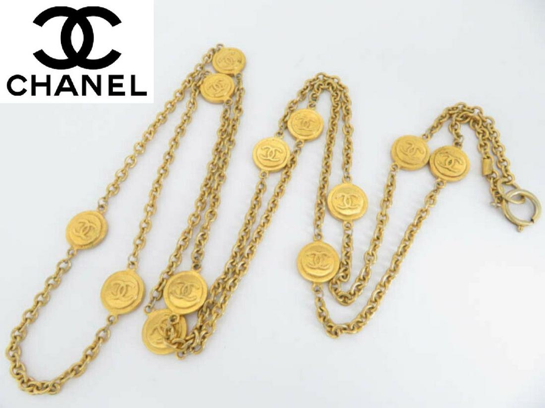 Authentic Chanel Vintage CC Necklace (1 of 6)
