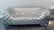 Italian Tufted Metallic 80s Leather Sofa - 2