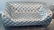 Italian Tufted Metallic 80s Leather Sofa - 7