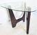 Modern Foldable Three Legged Beveled Glass Coffee Table - 5