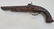 19thc Hand Carved Wooden Brass Double Barrel Hand