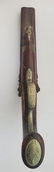 19thc Hand Carved Wooden Brass Double Barrel Hand - 4