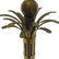 MID-CENTURY MODERN Brass Palm Table Lamp - 3