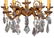 19th Century French Dore Bronze Cut Crystal Sconces - 3