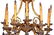 19th Century French Dore Bronze Cut Crystal Sconces - 4