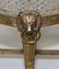 19th Century Baccarat Dore Lion Head Center Piece - 4