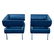 Contemporary Modern Pair of Leather Arm Chairs - 4