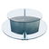 80s Modern Double Glass top And Metal Base Coffee - 3