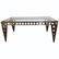 Contemporary modern industrial Italian Glass top Metal