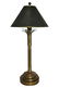 MID-CENTURY MODERN Brass Palm Table Lamp