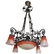 Muller Frères Art Deco Wrought Iron and Glass