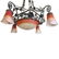 Muller Frères Art Deco Wrought Iron and Glass - 3