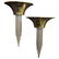 Karle Springer Art Deco Demilune Wall Sconces