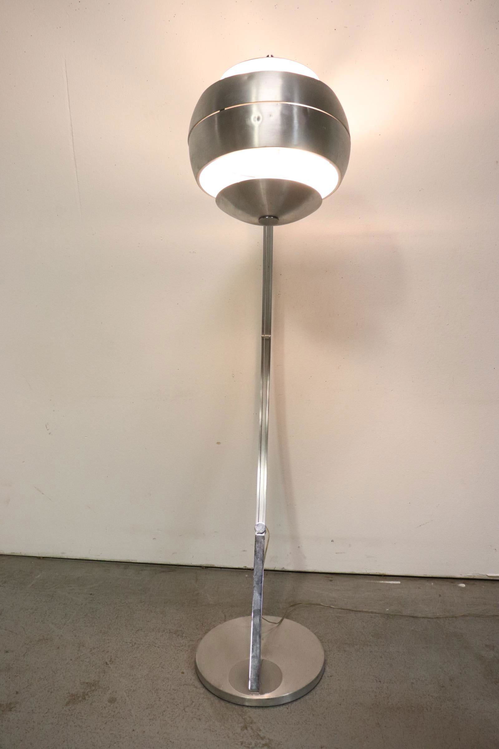Italian 50s Chrome Modern Floor Lamp (1 of 5)