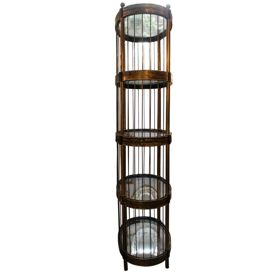 Bernhard Rohne  Etched Etagere Mastercraft 1970-1979 (1 of 6)