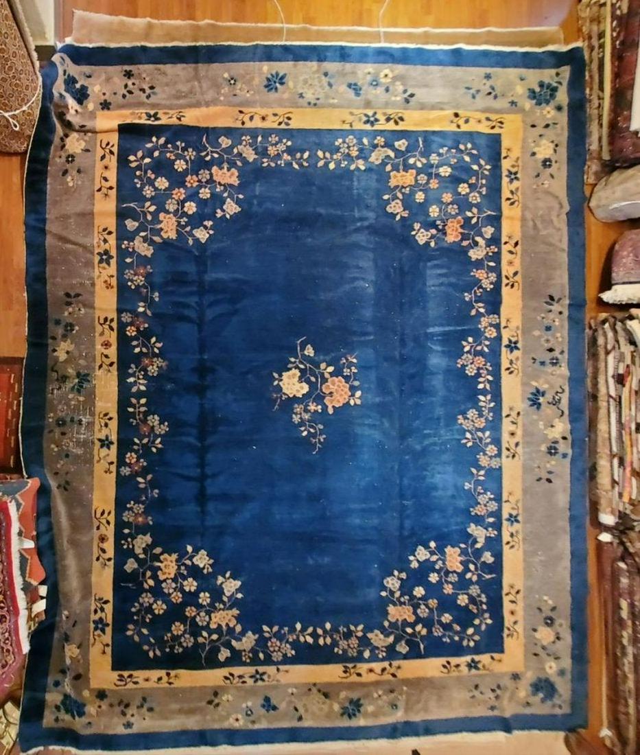 1920 Art Deco Hand Made Rug 100% Wool Pile (1 of 4)