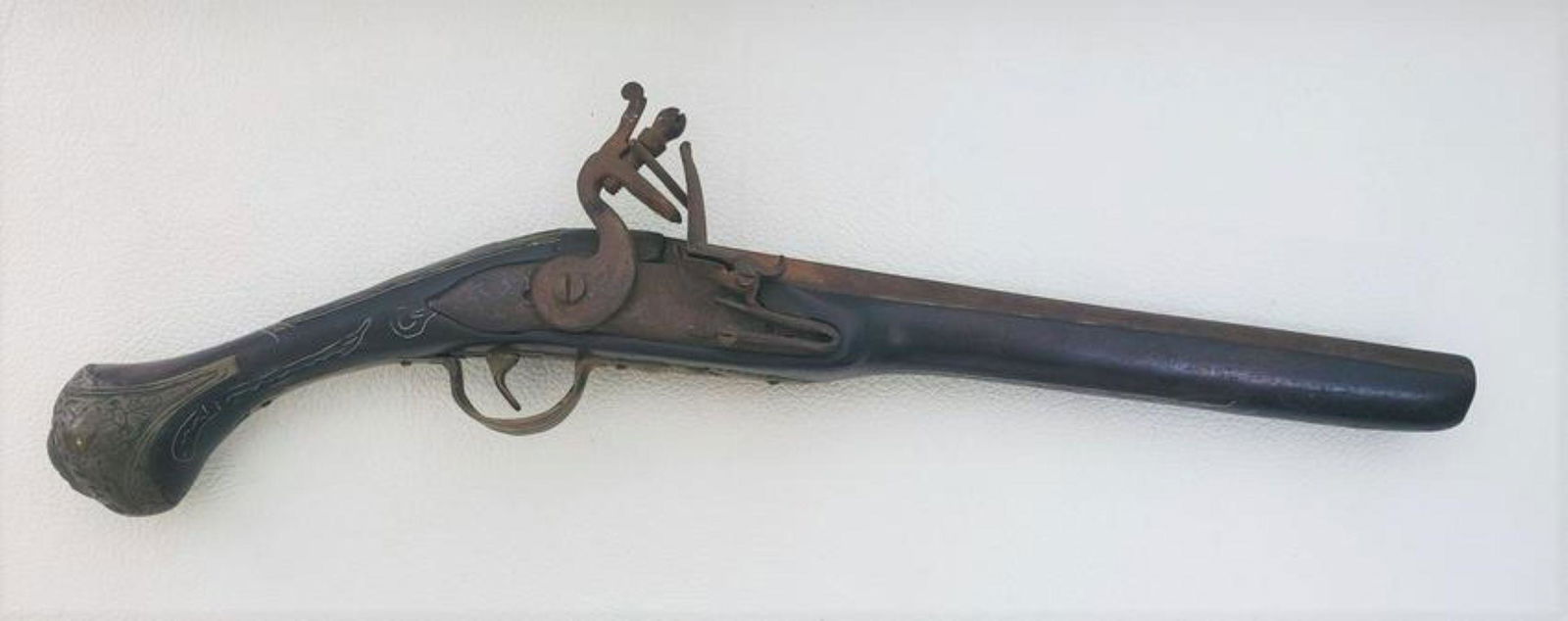 19thc French Hand gun: 19thc French Antique Hand gun