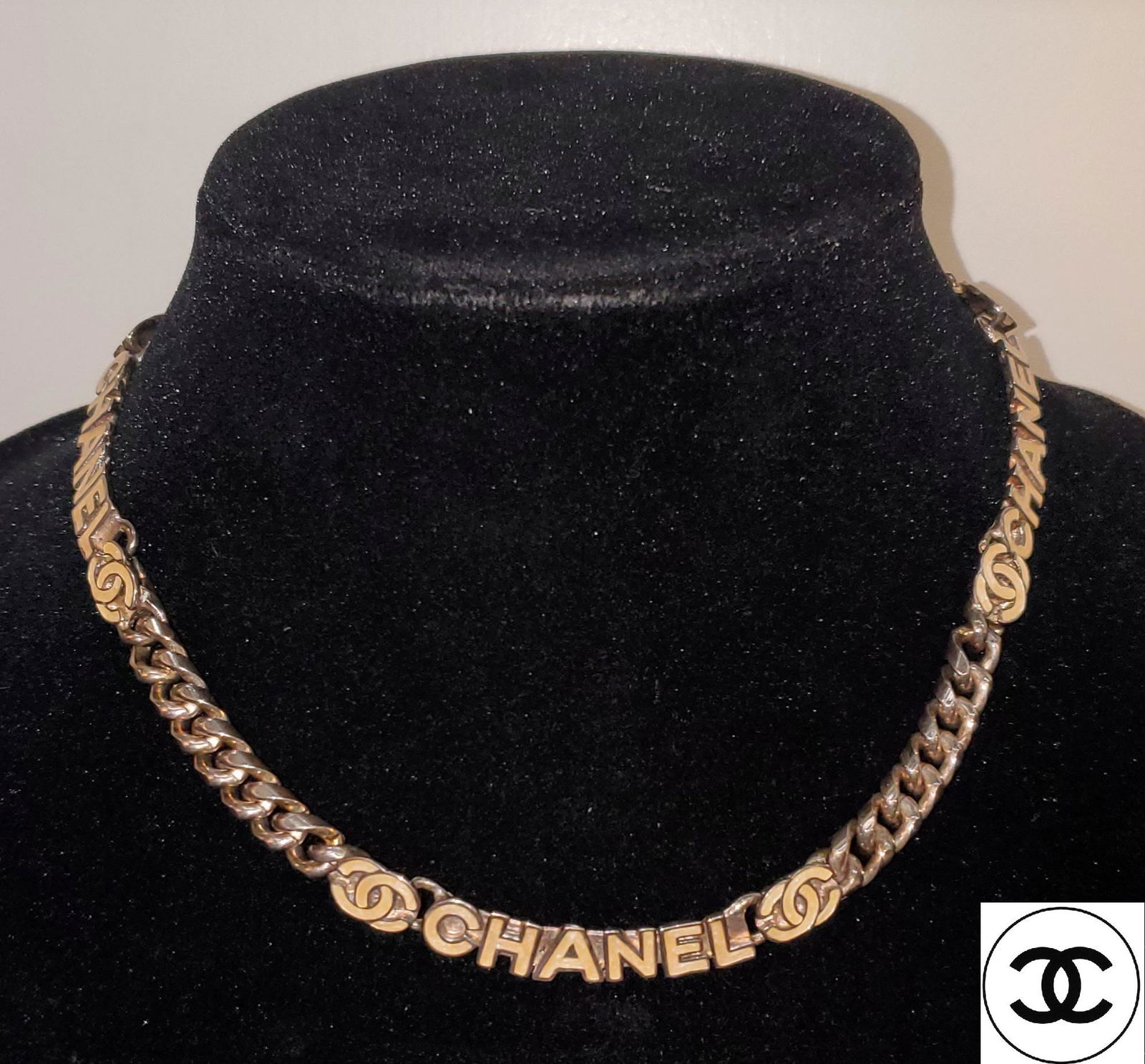 Auth Chanel Vintage Coco Necklace (1 of 5)