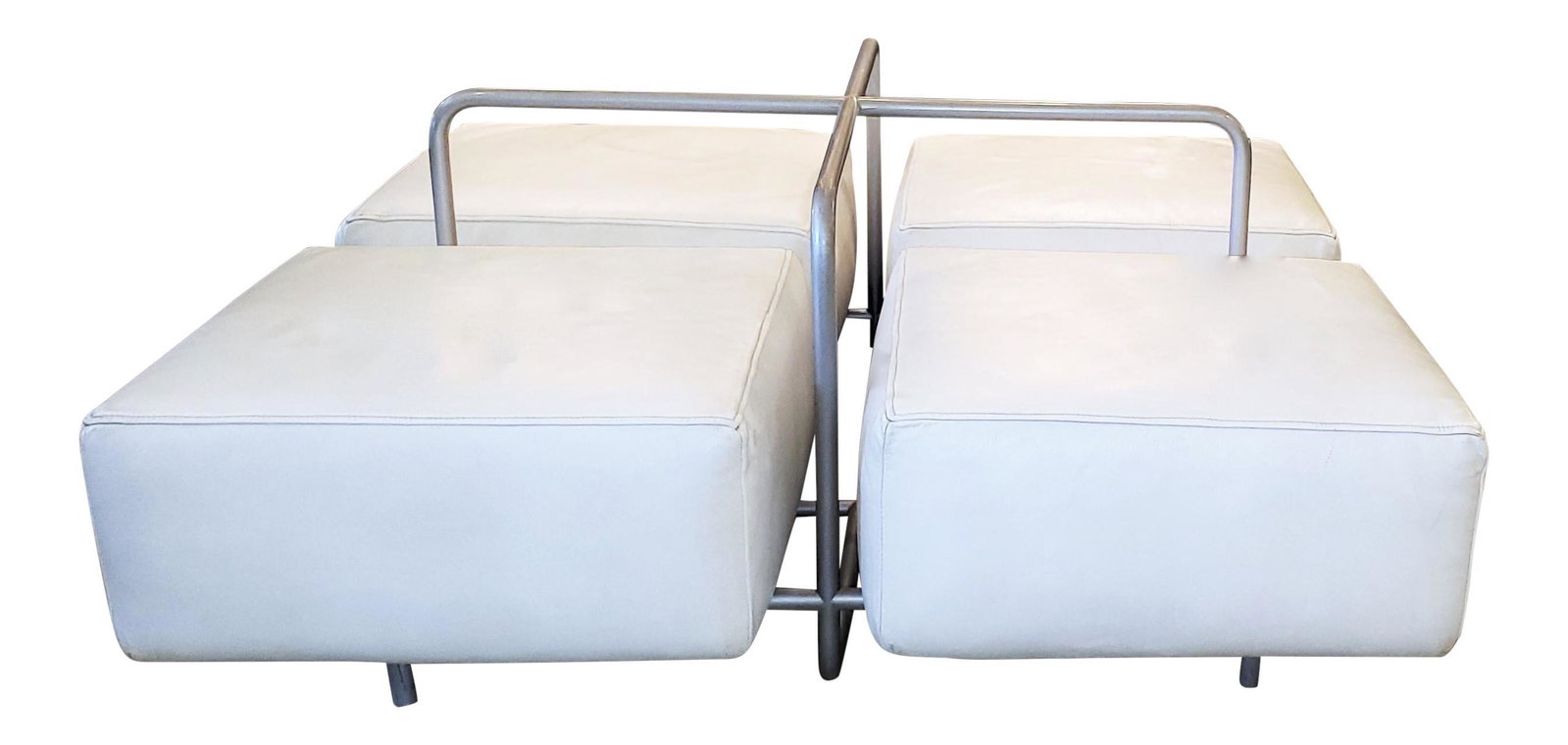 80s Contemporary Modern Conversation Settee: 80s Contemporary Modern Conversation Settee