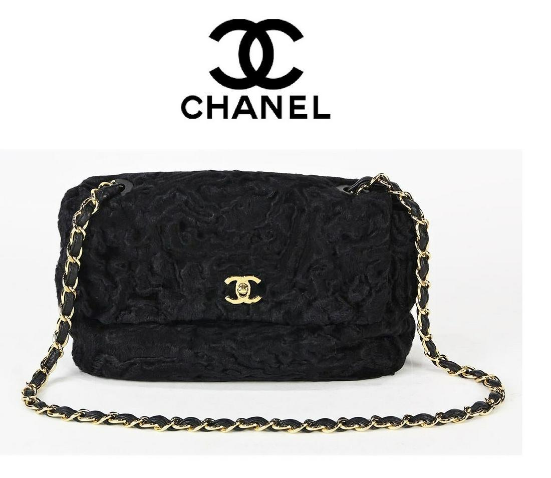 Unique Chanel Limited Edition Persian Lamb Shoulder bag (1 of 7)