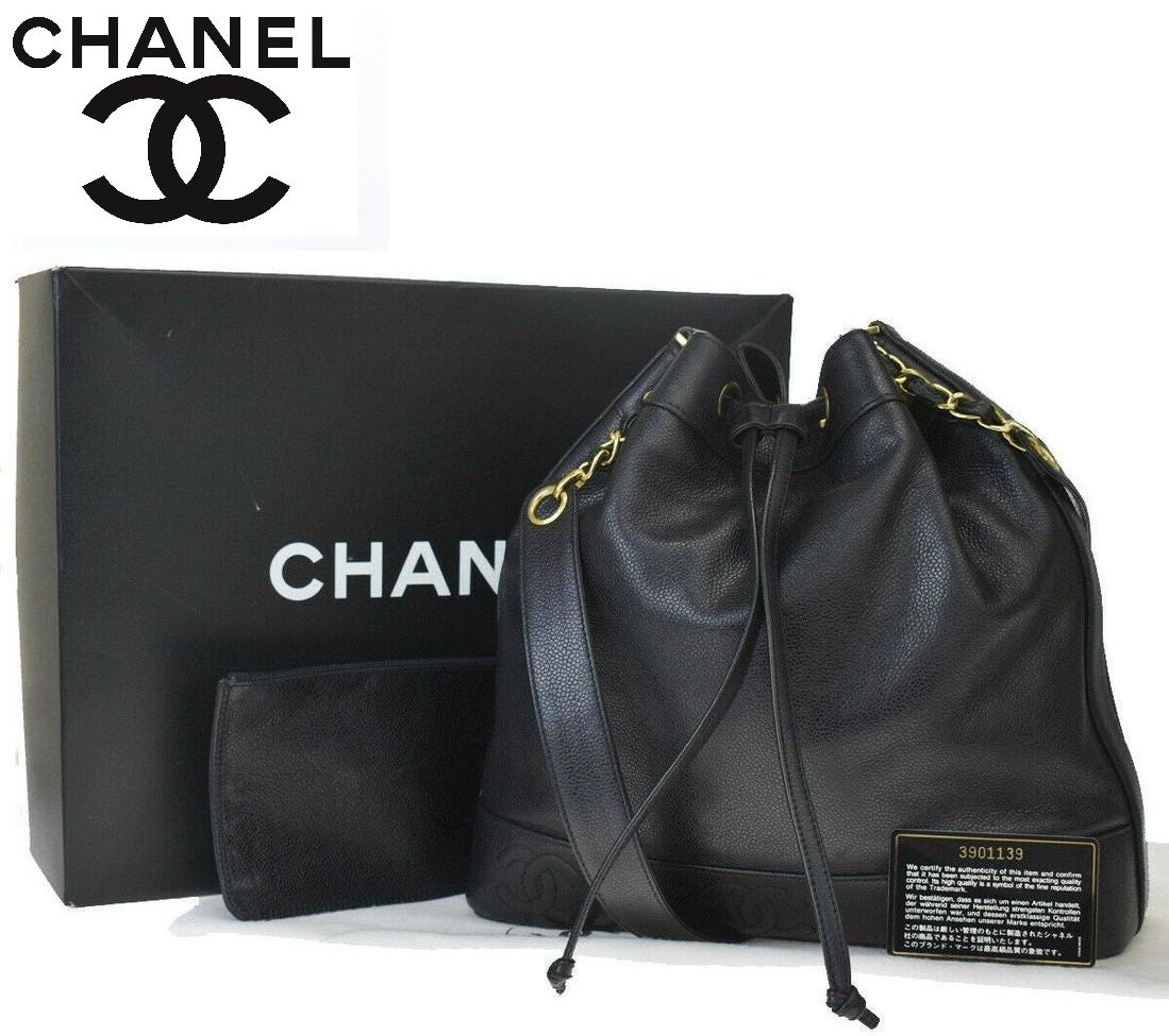 Auth Jumbo Chanel Caviar Leather Cross Body Shoulder (1 of 9)