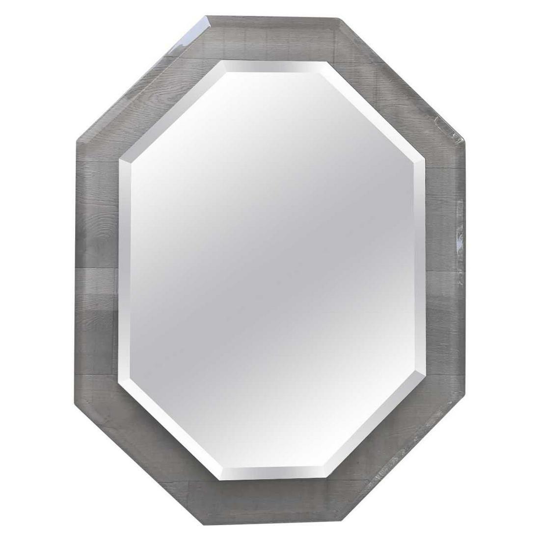 Mid-Century Modern Lucite Octagonal Mirror (1 of 2)