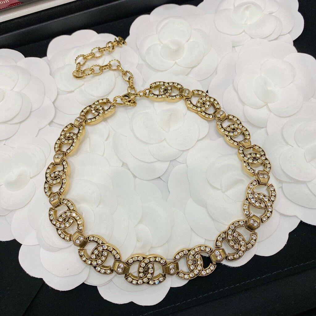 Rare Auth Chanel Multi  CC stone  Necklace (1 of 7)