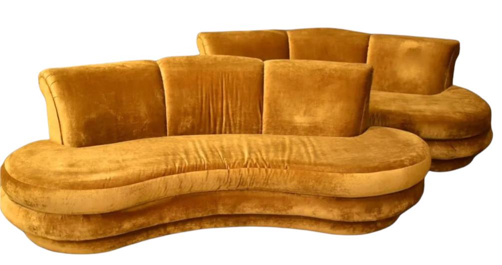 Pair of Adrian Pearsall Mid Century Sofa Set (1 of 9)