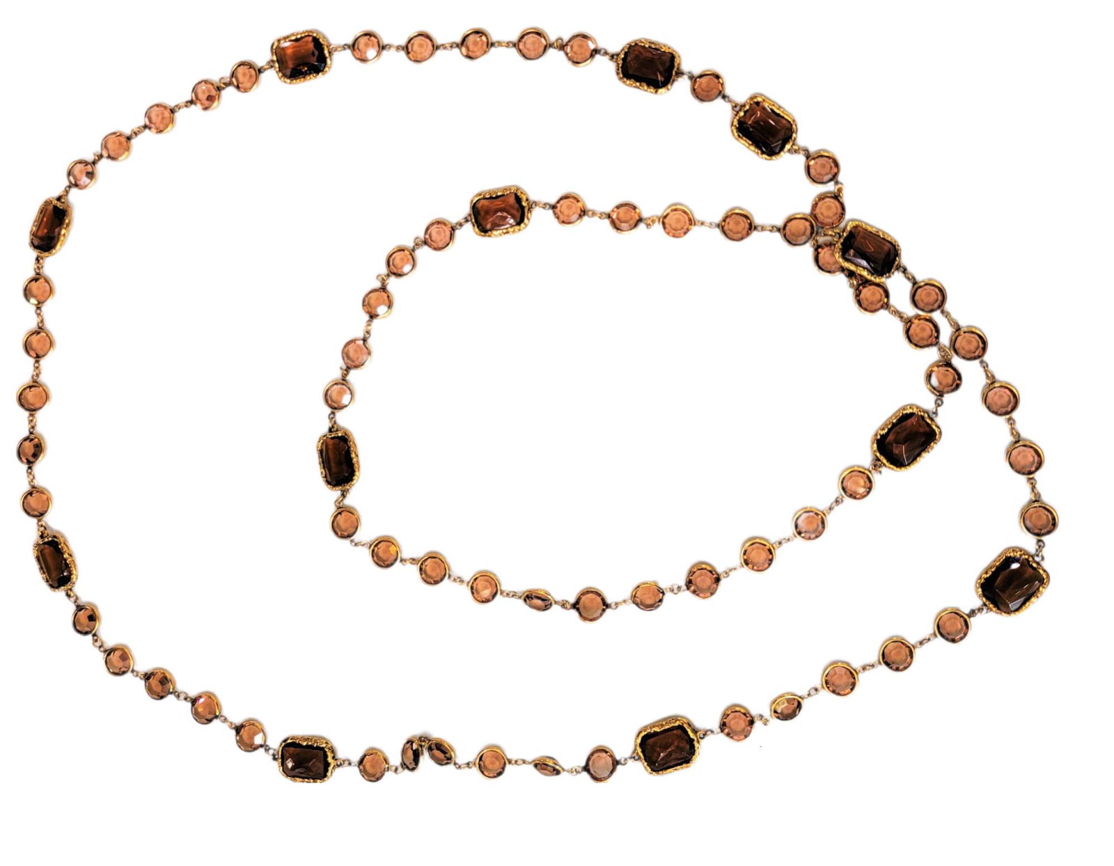 Authentic Chanel infinity Runway Necklace 64 Inches (1 of 8)