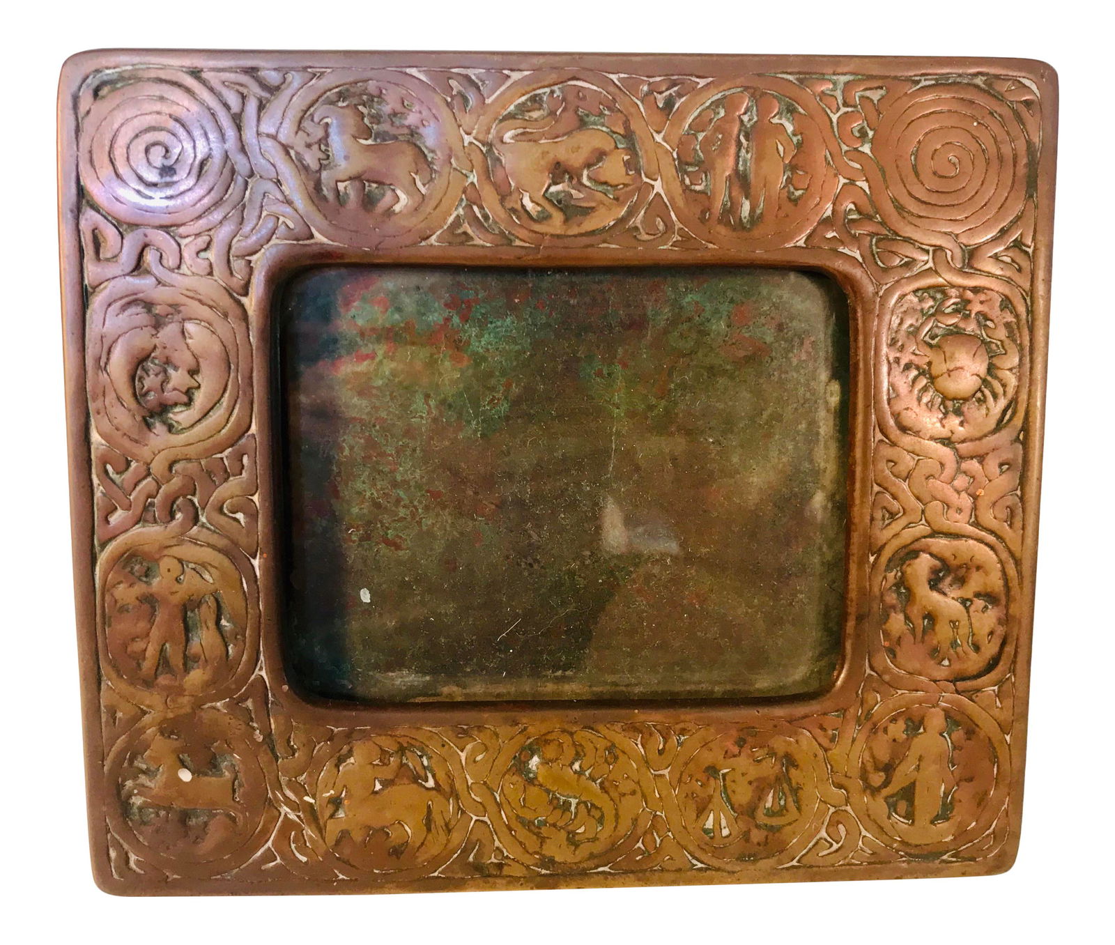 Signed Tiffany Studios 1920s Zodiac Frame (1 of 7)