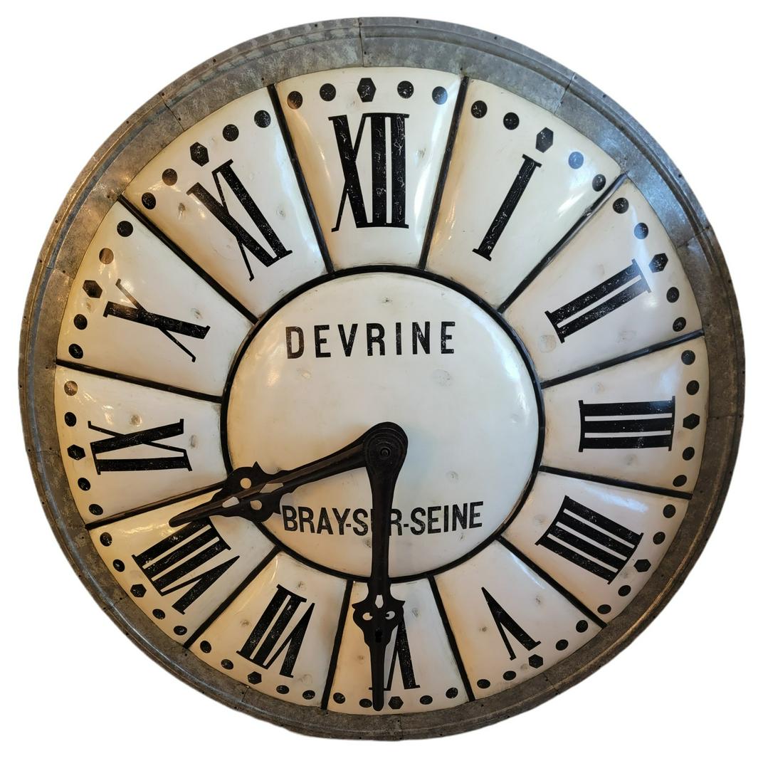 Industrial Metal and Wood Decorative Wall Clock (1 of 9)