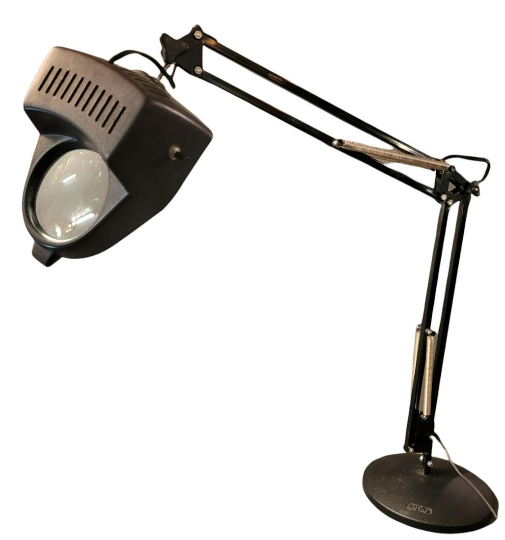 Industrial Desk Talble lamp With Magifying glass (1 of 4)