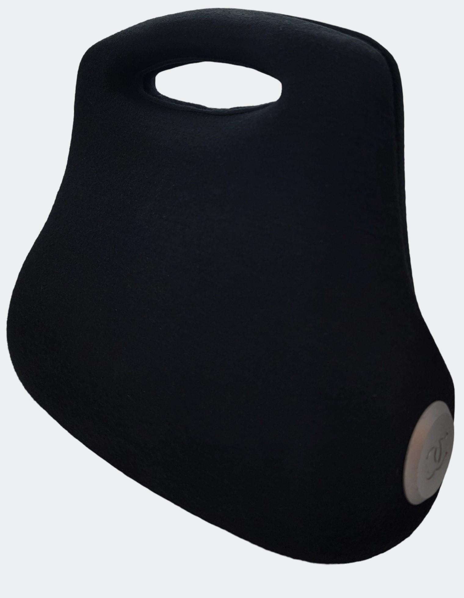 Vintage Chanel Black Canvas Hand Bag (1 of 9)