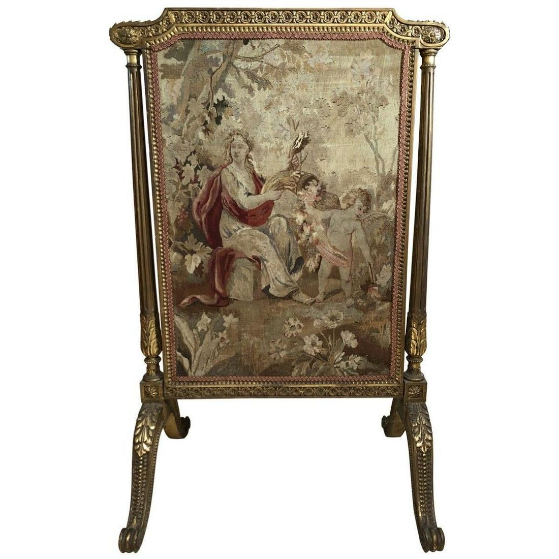 Tapestry Fireplace Screen 18th Century (1 of 8)