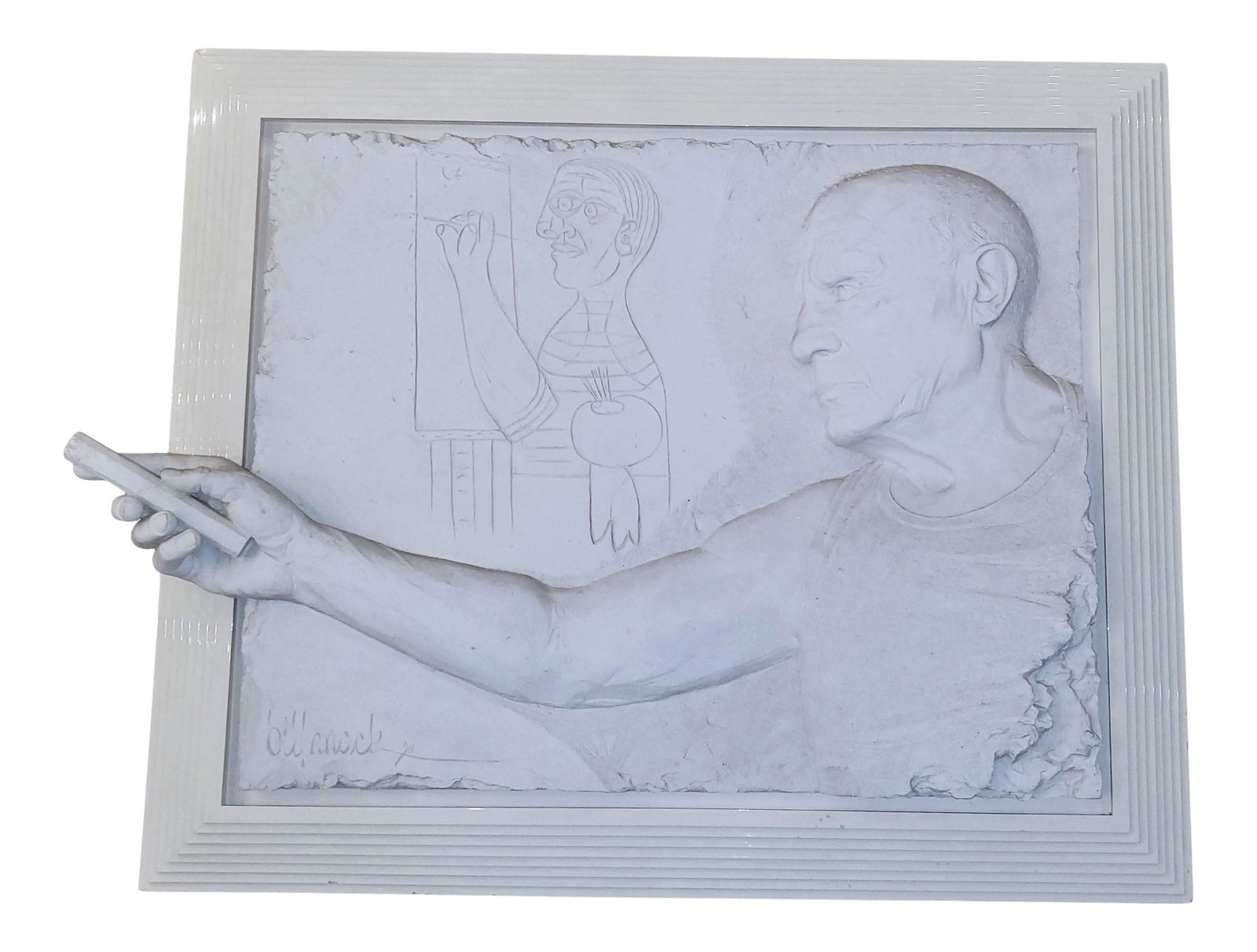 Bill Mack "PICASSO" bonded sand sculpture (1 of 8)