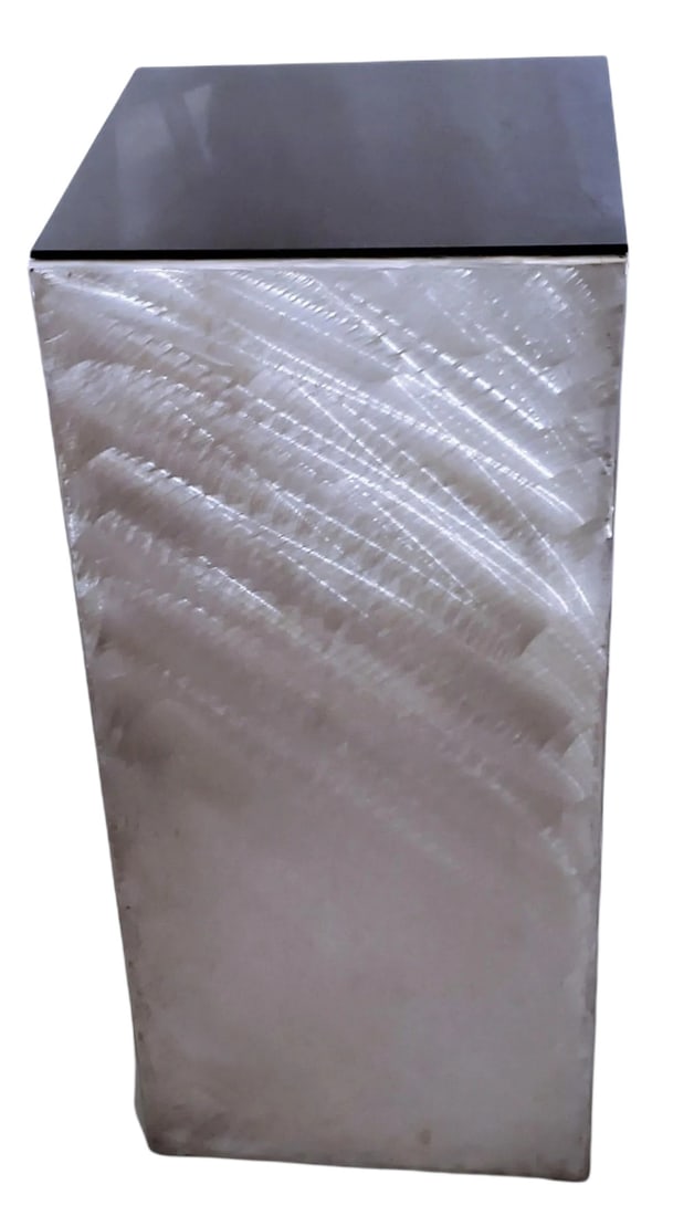 Steel Stand with Black W/Smoked Glass (1 of 6)