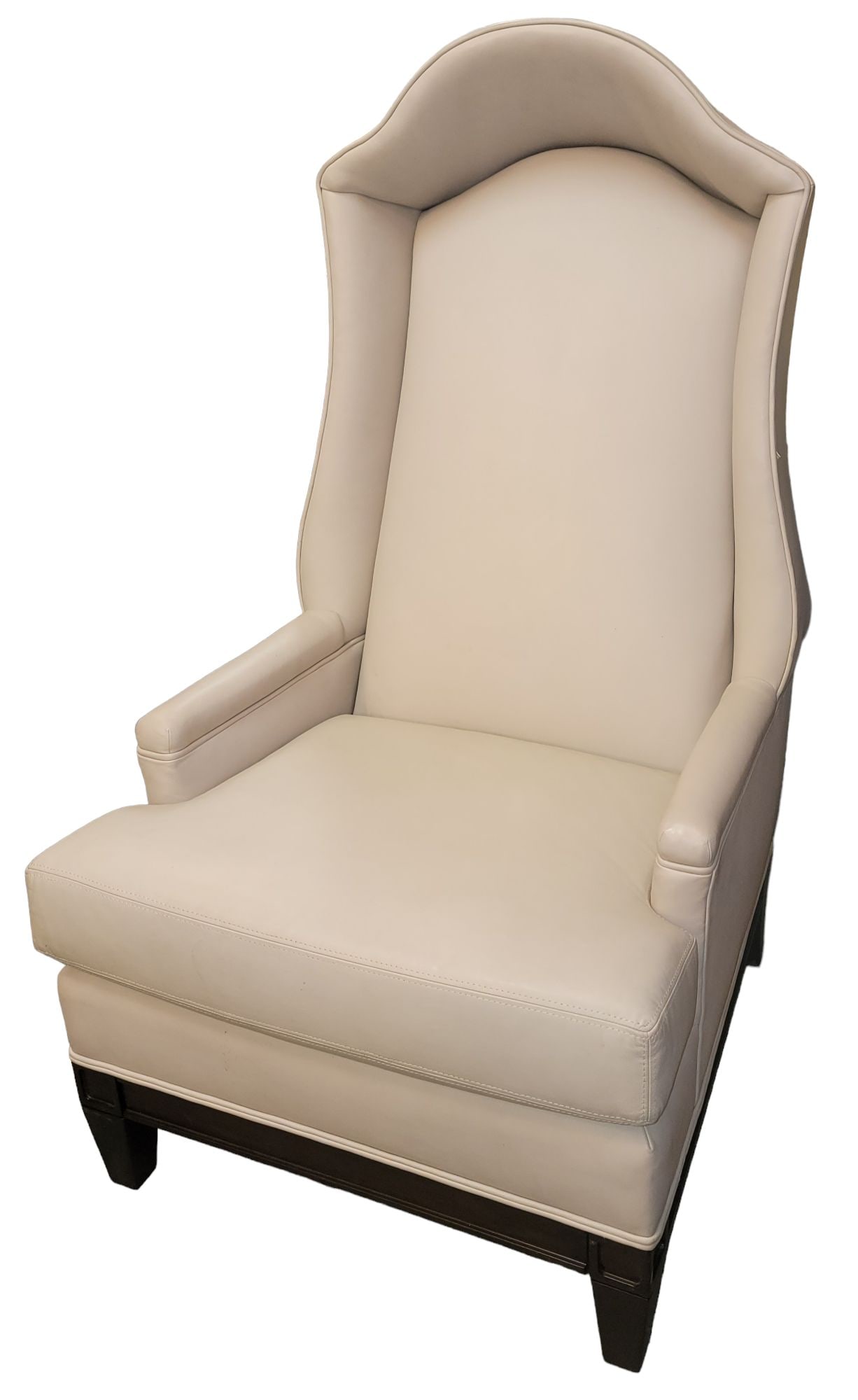 Leather High Back Occasional Chair by Global Views (1 of 8)