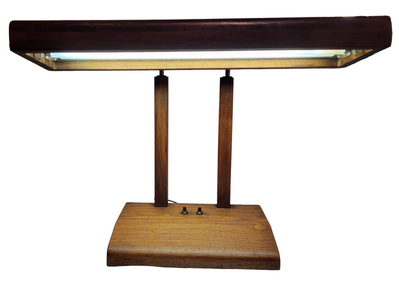 Mid Century Modern Teak Laboratory Desk Lamp Auction