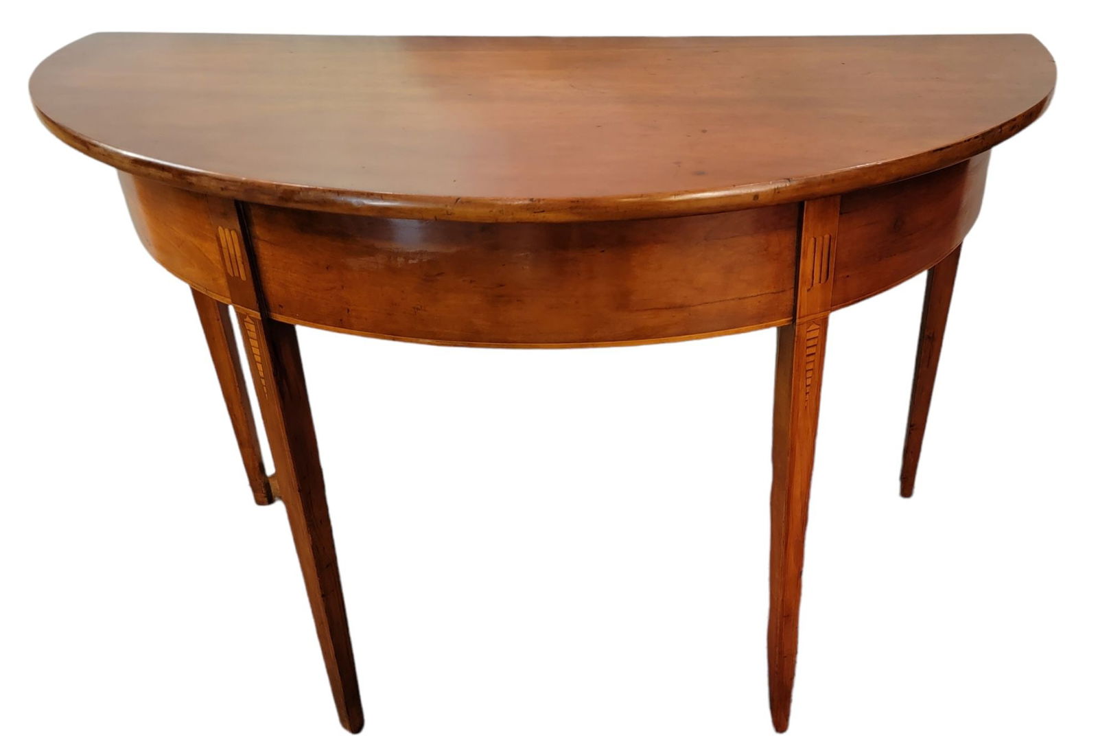 Demilune Empire Inlaid French Side Table/ Console (1 of 6)