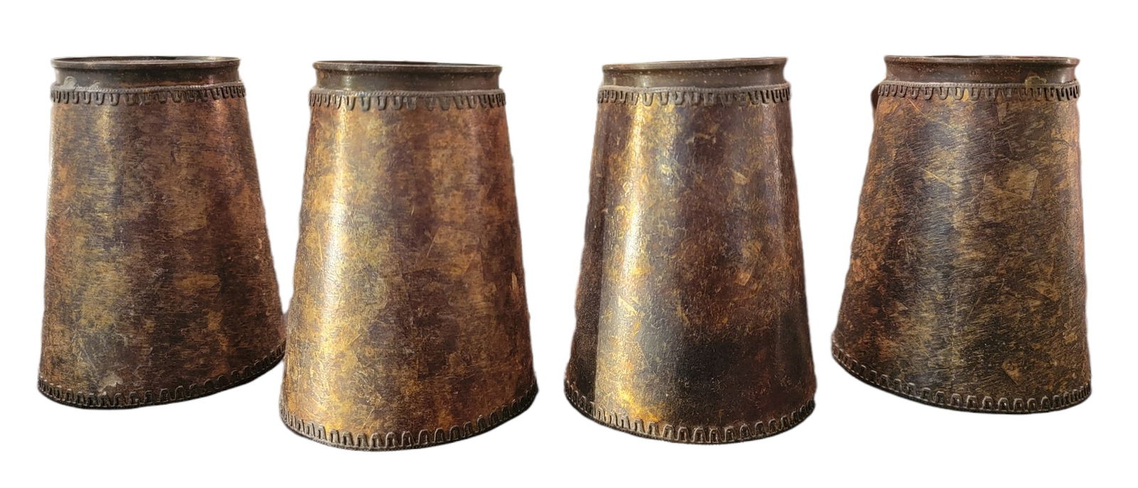 Set of Four Mica Lamp Shades (1 of 6)