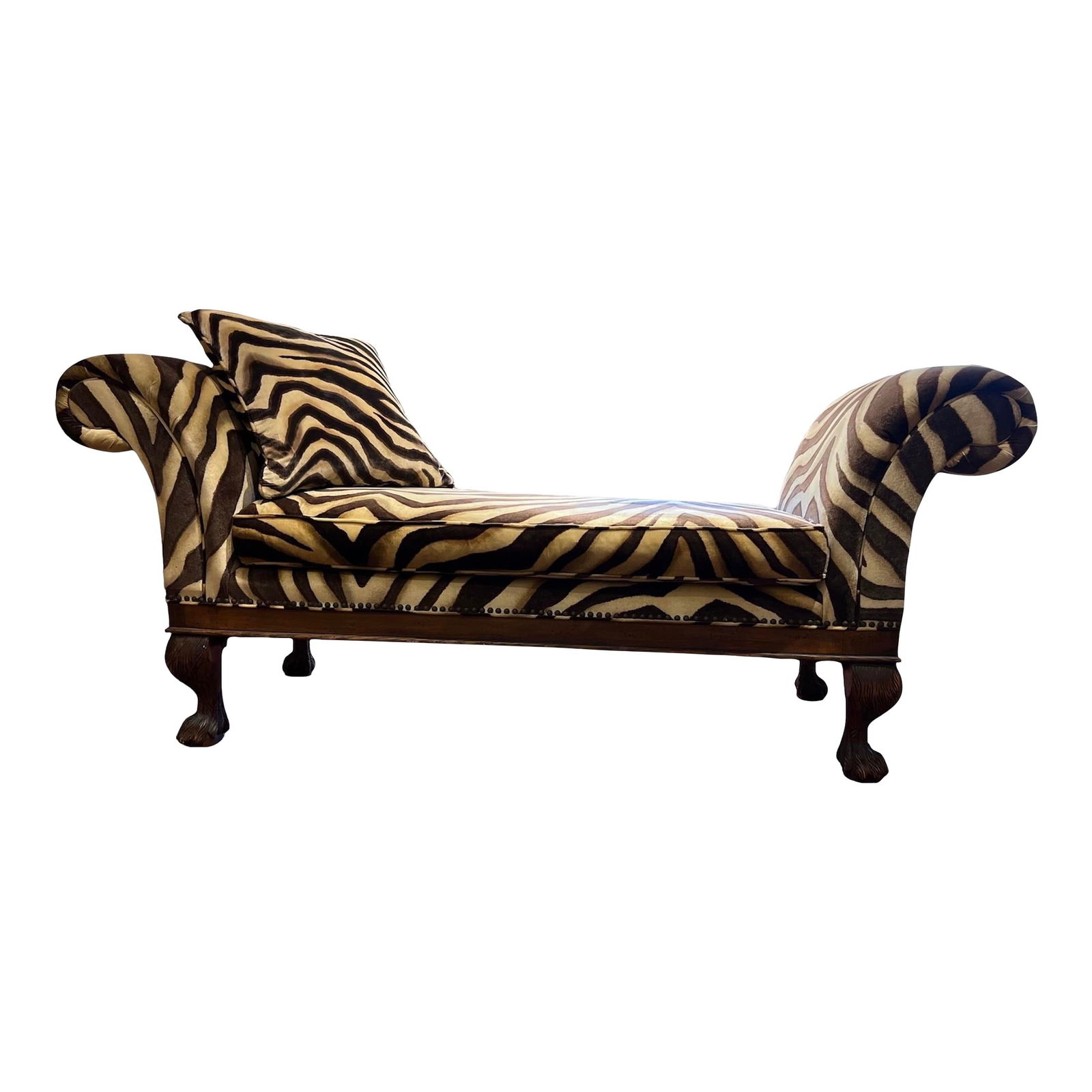 Vintage Scroll Arm Double Ended Bench With Matching Pillow Ralph Lauren Co. (1 of 4)