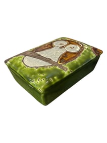 Mid Century Italian Raymor Ceramic Trinket Box